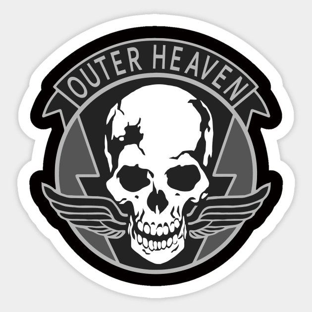 Outer Heaven Logo Sticker by galapagos